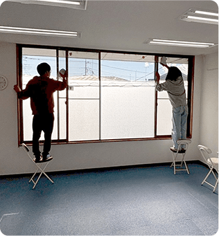 松陰高校 相模原学習センター教室の掃除_相模原市通信制高校_松陰高等学校 相模原学習センター